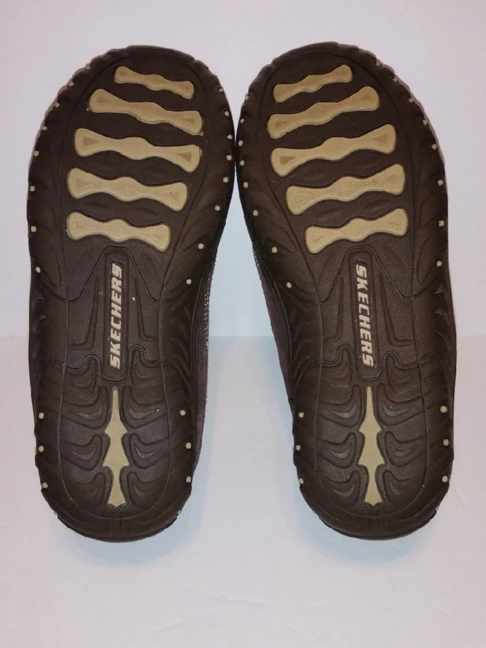 P-036 Skechers Women's Brown and Tan with Intuition Strap